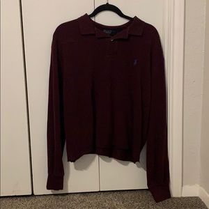 cropped ralph lauren polo shirt.